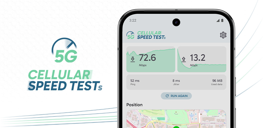 Cellular Speed Tests app banner