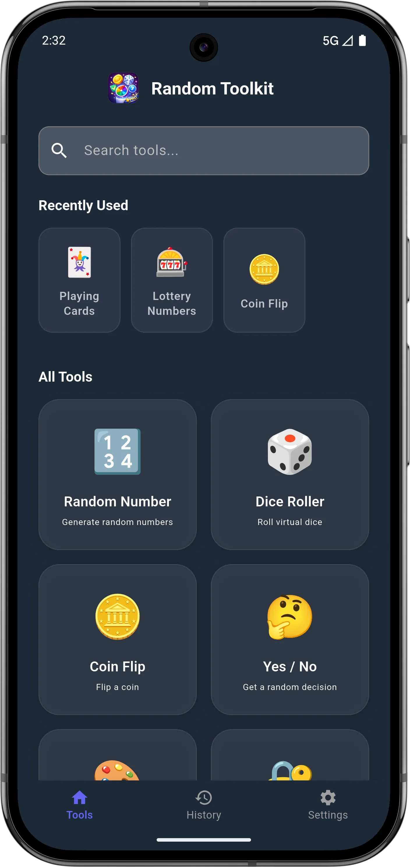 Random Toolkit Free screenshot
